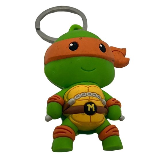 TMNT Teenage Mutant Ninja Turtles Set of 7 Keychains - Picture 4 of 11